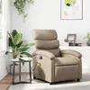 Image de Fauteuil De Massage Inclinable Cappuccino Similicuir Vidaxl