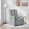 Image de Fauteuil Inclinable Gris Clair Tissu Vidaxl