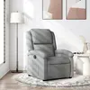 Image de Fauteuil Inclinable Gris Clair Tissu Vidaxl