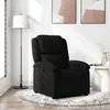 Image de Fauteuil Inclinable Noir Tissu Vidaxl