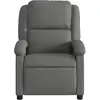 Image de Vidaxl fauteuil de massage inclinable gris foncé tissu