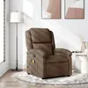 Image de Fauteuil De Massage Inclinable Marron Tissu Vidaxl