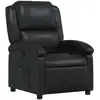 Image de Fauteuil Inclinable En Similicuir Noir Vidaxl