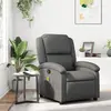 Image de Fauteuil De Massage Inclinable Gris Similicuir Vidaxl