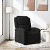 Image de Fauteuil Inclinable Noir Velours Vidaxl