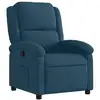 Image de Vidaxl fauteuil inclinable bleu velours
