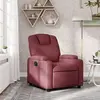 Image de Fauteuil Inclinable Rouge Bordeaux Tissu Vidaxl