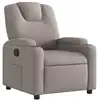 Image de Vidaxl fauteuil inclinable taupe tissu