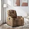Image de Fauteuil De Massage Inclinable Marron Tissu Vidaxl