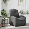 Image de Fauteuil Inclinable Gris Similicuir Vidaxl