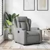 Image de Fauteuil Inclinable Gris Clair Tissu Vidaxl