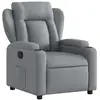 Image de Vidaxl fauteuil inclinable gris clair tissu