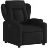 Image de Vidaxl fauteuil inclinable noir tissu
