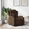 Image de Fauteuil Inclinable Marron Tissu Vidaxl