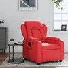 Image de vidaXL Fauteuil inclinable Rouge Similicuir 372432