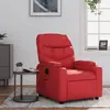 Image de Fauteuil Inclinable Rouge Similicuir Vidaxl