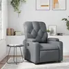 Image de Fauteuil Inclinable Gris Similicuir Vidaxl