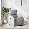 Image de Fauteuil Inclinable Gris Clair Tissu Vidaxl