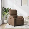 Image de Fauteuil Inclinable Marron Tissu Vidaxl