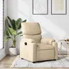 Image de Fauteuil Inclinable Crème Tissu Vidaxl