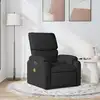 Image de Fauteuil De Massage Inclinable Noir Tissu Vidaxl