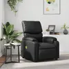 Image de Fauteuil De Massage Inclinable Noir Similicuir Vidaxl