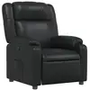 Image de Vidaxl fauteuil inclinable noir similicuir