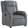 Image de Vidaxl fauteuil inclinable gris similicuir