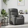 Image de Fauteuil De Massage Inclinable Gris Similicuir Vidaxl