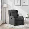 Image de Fauteuil Inclinable Gris Foncé Tissu Vidaxl