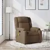 Image de Fauteuil De Massage Inclinable Marron Tissu Vidaxl