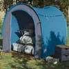 Image de vidaXL Tente de Rangement Abri avec Sac de Transport Auvent Pliable Organisateur de Jardin Terrasse Patio Extérieur Bleu 94378