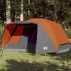 Image de vidaXL Tente de Camping avec Porche 4 Personnes Tente dOmbrage avec Sac de Transport Auvent de Camping Abri de Jardin 94417