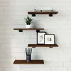 Image de Étagères Murales 4 Pcs Chêne Marron 40x20x1,5cm Bois Ingénierie Vidaxl