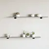 Image de Étagères Murales 4 Pcs Sonoma Gris 100x10x1,5cm Bois Ingénierie Vidaxl