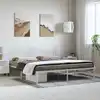 Image de Cadre De Lit Métal Sans Matelas Et Tête De Lit Blanc 183x213 Cm Vidaxl