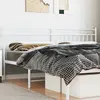 Image de Tête De Lit De Remplacement Métal Blanc 200 Cm Vidaxl