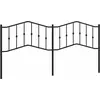 Image de Tête De Lit De Remplacement Métal Noir 193 Cm Vidaxl