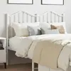 Image de Tête De Lit De Remplacement Métal Blanc 120 Cm Vidaxl