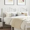 Image de Tête De Lit De Remplacement Métal Blanc 140 Cm Vidaxl