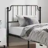 Image de Tête De Lit De Remplacement Métal Noir 100 Cm Vidaxl