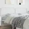 Image de Tête De Lit De Remplacement Métal Blanc 200 Cm Vidaxl
