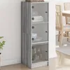Image de vidaXL Buffet avec Portes en Verre Armoire Latérale avec Rangement Meuble de Salon Salle de Séjour Intérieur Moderne 836390