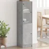 Image de vidaXL Buffet avec Portes en Verre Armoire Latérale avec Rangement Meuble de Salon Salle de Séjour Intérieur Moderne 836444