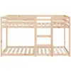 Image de Vidaxl lit superposé sans matelas 90x190 cm bois de pin massif
