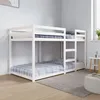 Image de vidaXL Lit superposé sans matelas blanc 90x190 cm bois de pin massif 3206508