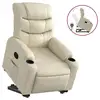 Image de Vidaxl fauteuil inclinable crème similicuir