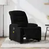 Image de Fauteuil De Massage Inclinable Électrique Noir Tissu Vidaxl