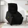 Image de Fauteuil Inclinable De Massage Électrique Noir Tissu Vidaxl
