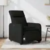 Image de Fauteuil Inclinable Électrique Noir Tissu Vidaxl